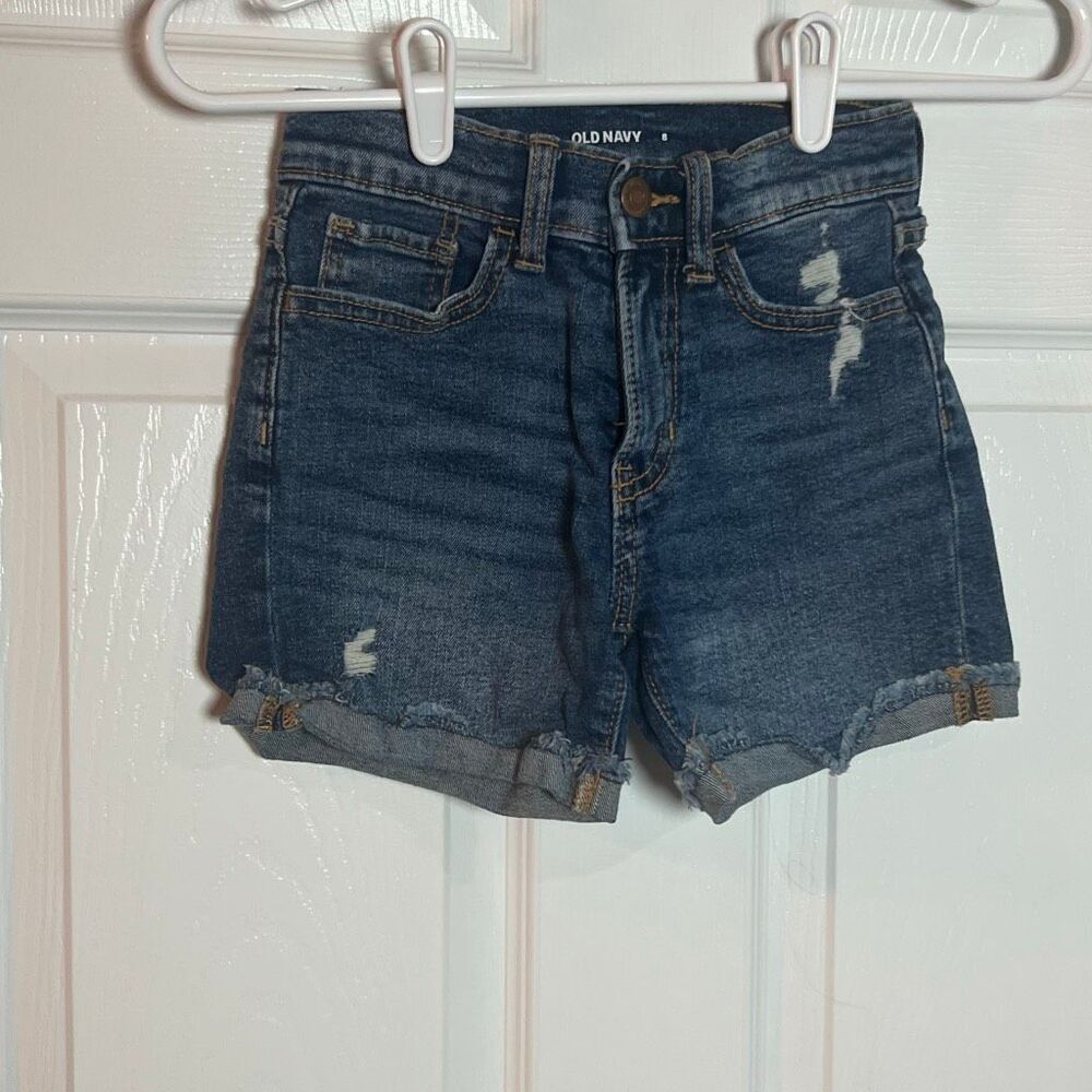 Old Navy Girls Denim Shorts (Size 8)